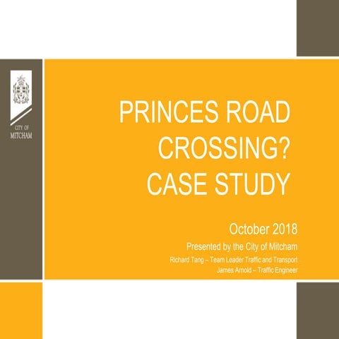 Richard Tang - Mitcham Princes Road Crossing