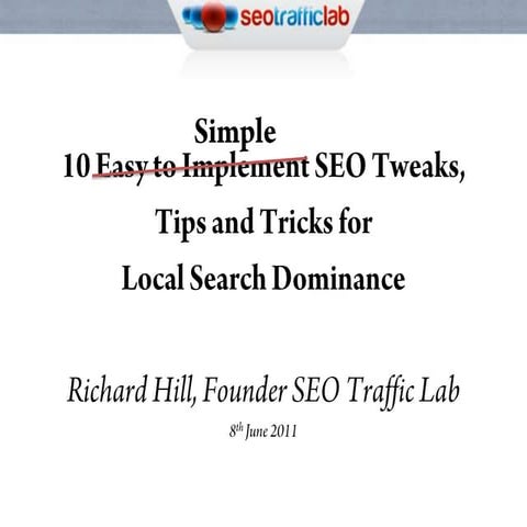 10 Simple SEO Tips 