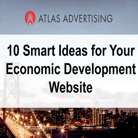 10 Smart Ideas for Your Economic Development Website