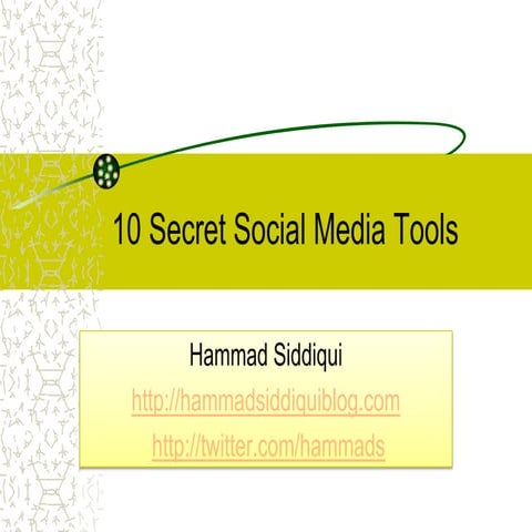 10 Secret Social Media Tools