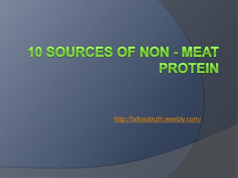 10 sources of non meat protein