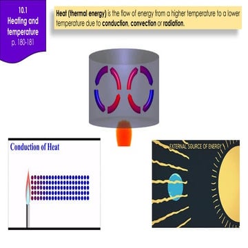 10 Specific heat capacity - 11 Internal energy, absolute zero and change of s...