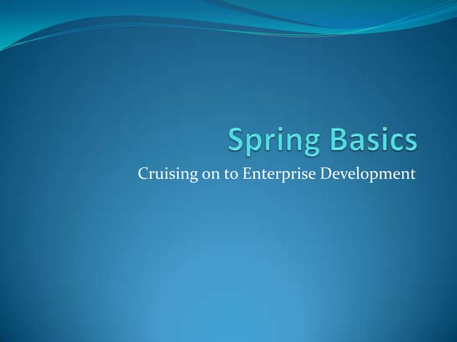 Spring Basics
