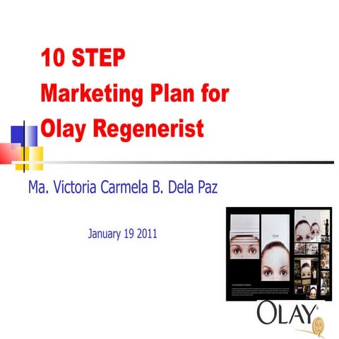 10 step marketing plan   olay regenerist