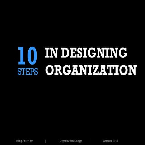 Organization Design