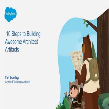 10 steps to building awesome architect artifacts