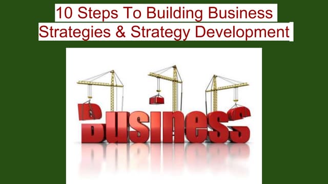 Business Strategy Presentation Template 2023 - By ex-Mckinsey and BCG ...