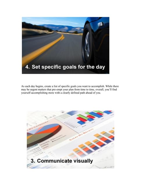 10 steps to improve productivity