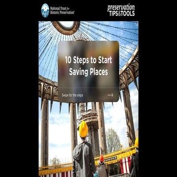 10 Steps to Start Saving Places