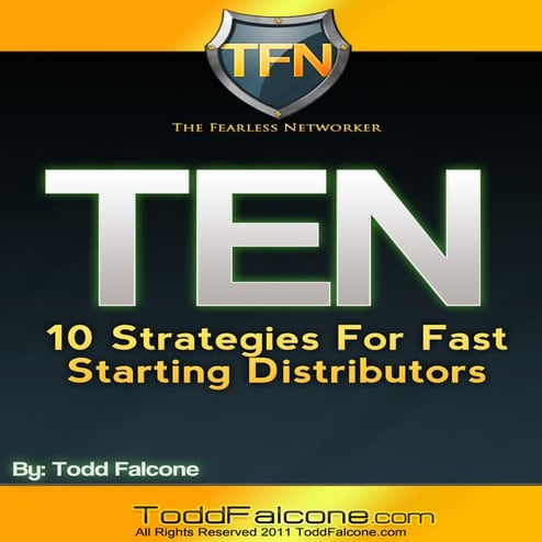 10 Strategies For Starting New Recruits - Todd Falcone