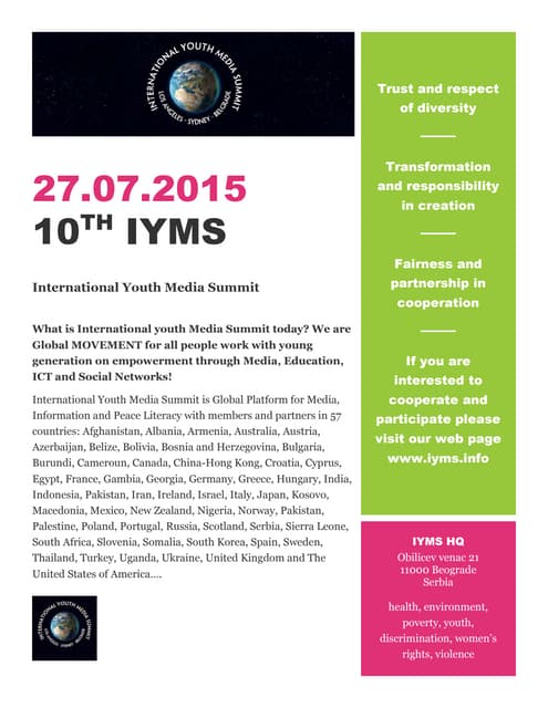 10th Summit March 2015