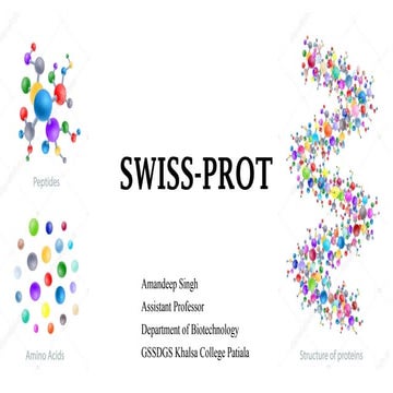 Swiss prot database | PPTX