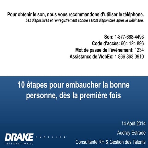 10 étapes pour réussir une embauche du premier coup