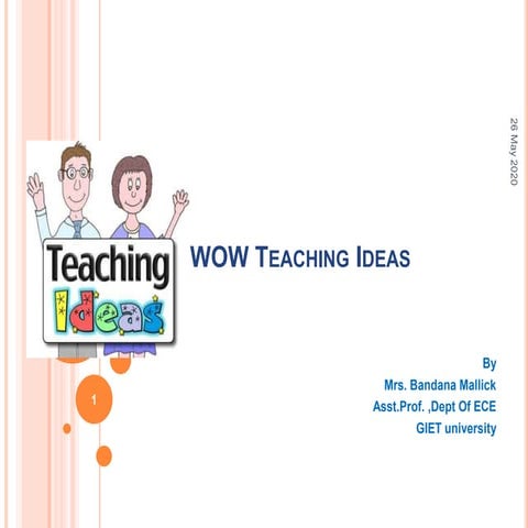 20 teaching ideas | PPTX