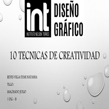 10 tecnicas de creatividad