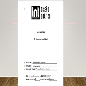 10 tecnicas de la creatividad