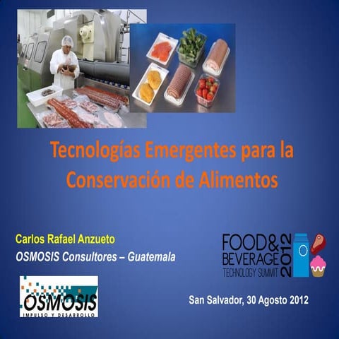 Principales Causas De Deterioro De Los Alimentos | PPT
