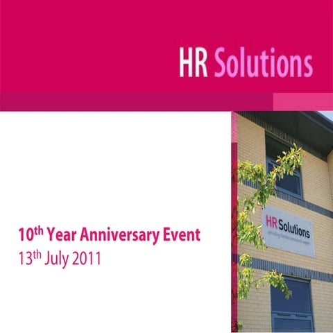 10th Year Anniversary Event	- Meet the Team