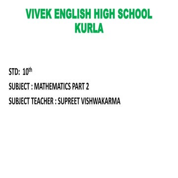 10th mathematics part 2 chpt 1 Similarity | PPTX