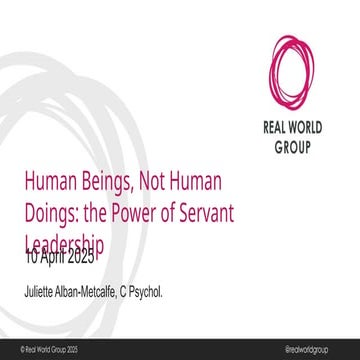 JULIETTE ALBAN-METCALFE, HUMAN BEINGS NOT HUMAN DOINGS