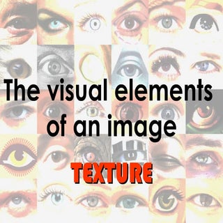 The Visual Elements of Art: TEXTURE