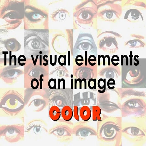 The visual elements of an image 5_color
