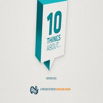 10 things - version 2012