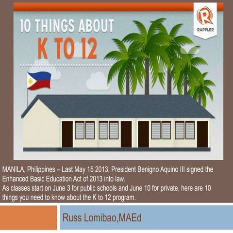 10 things about k12