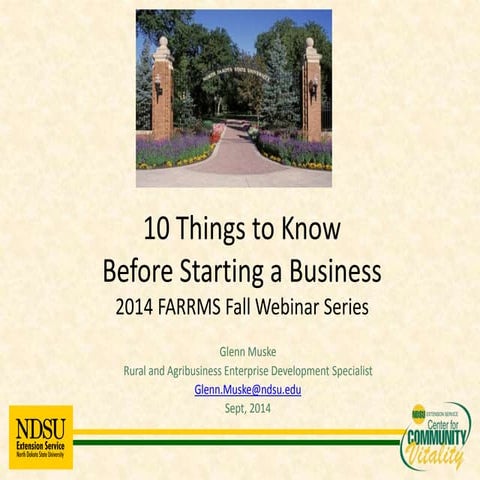 10 things to know before starting a biz