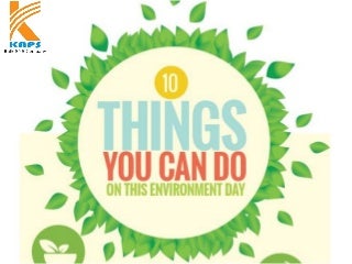 10 Ideas for World Environment Day