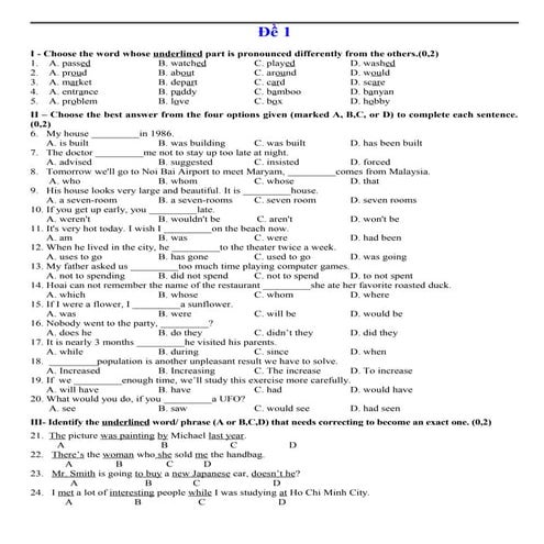 Final examination bc communication l2 | PDF