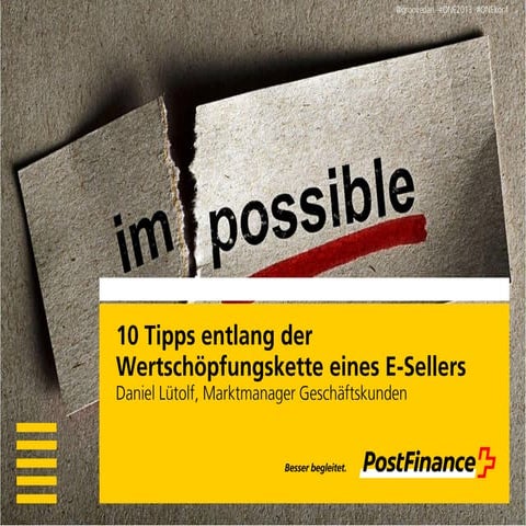 10 Tipps entlang der Wertschöpfungskette eines E-Sellers