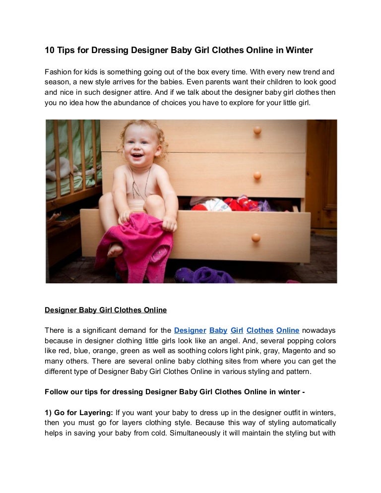 luxury baby girl clothes