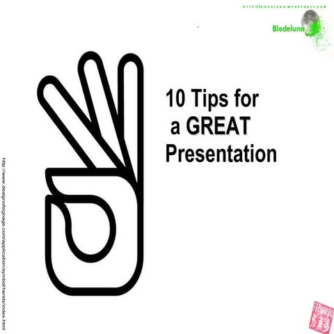 10 tips for great presentation fernando2011