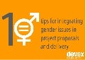 10 tips for integrating gender issues in project proposals and delivery
