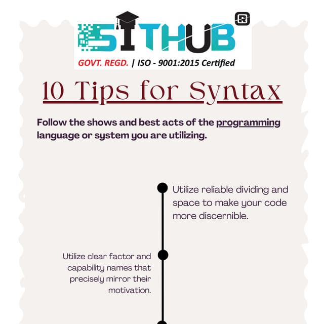 10 Tips for syntax | PDF