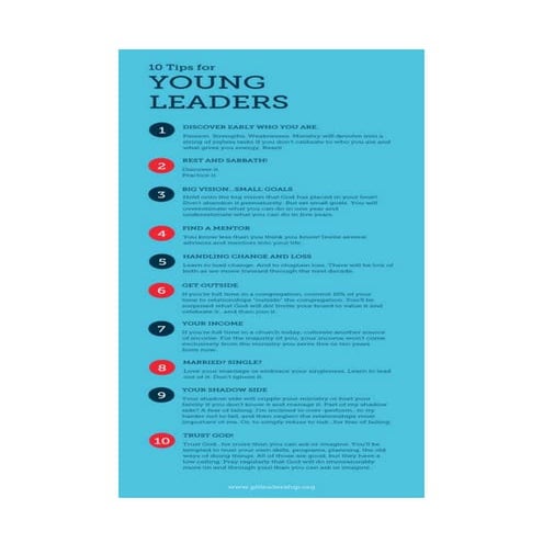 10 Tips for Young Leaders | DOCX