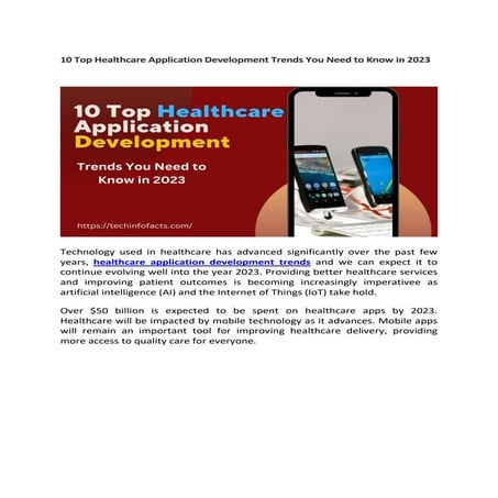 Top 10 Emerging Healthcare Technology Trends in 2024 | PDF