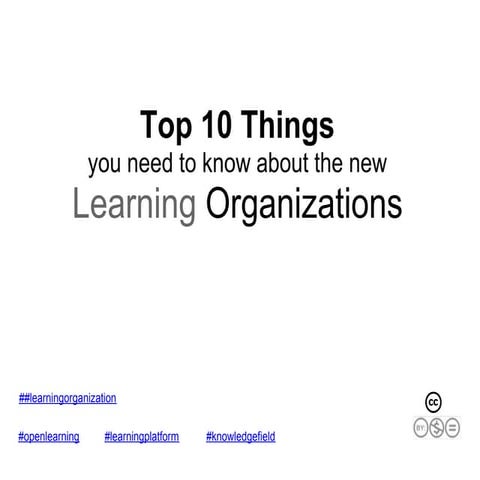 Creating a learning organization | PPTX