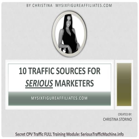 10 Traffic Sources for Serious Marketers