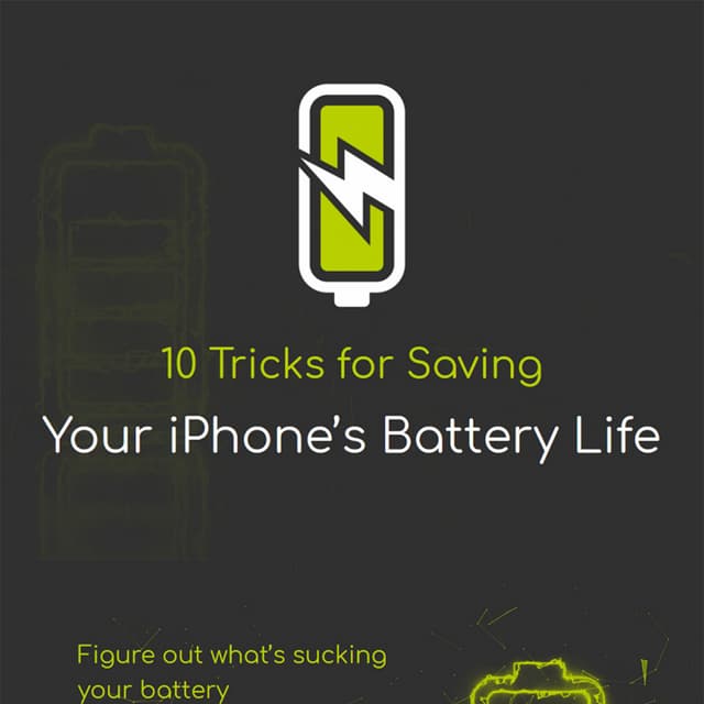 10 tricks for saving your i phones battery life