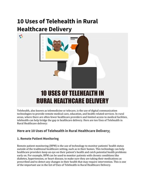 Everything You Must Need To Know About The Telehealth and Their ...