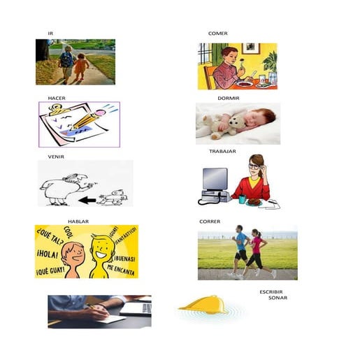 10 Verbos En Ingles Con Sus Imagenes Pdf