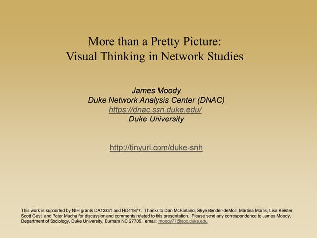 10 More than a Pretty Picture: Visual Thinking in Network Studies (2016)