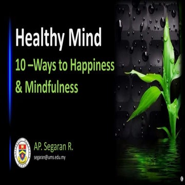 10 Keys to Happiness and mindfullness