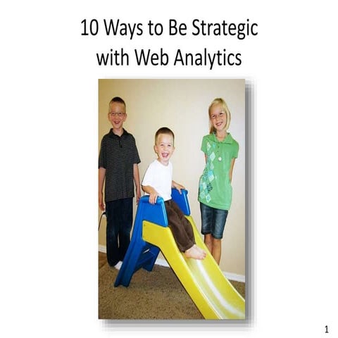 10 Ways to Be Strategic with Web Analytics - Presentation for RootsTech Feb 2011