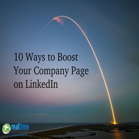 10 ways to Boost your Company Page on LinkedIn