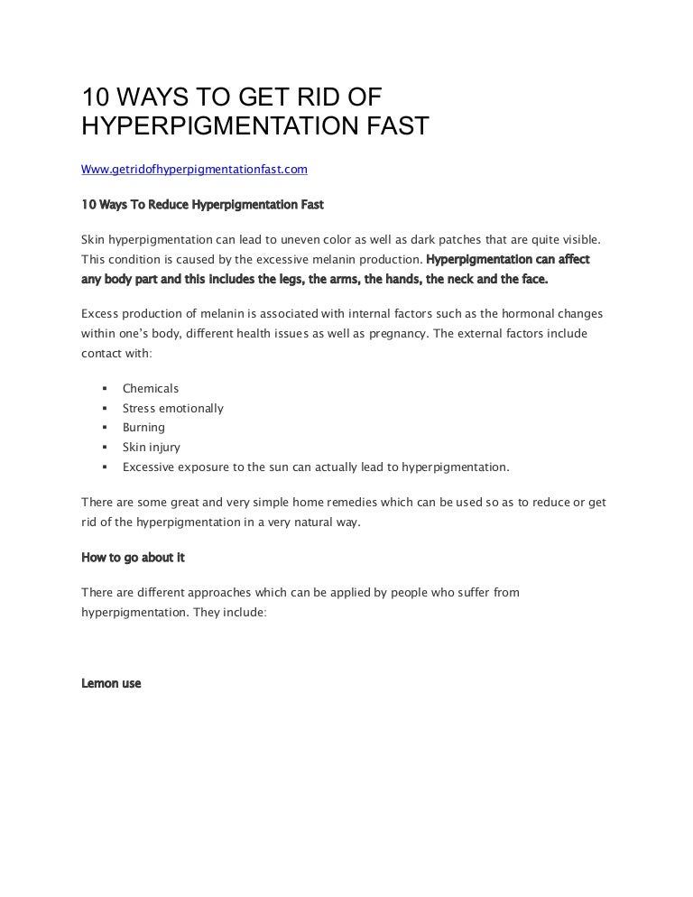 apple cider vinegar for hyperpigmentation