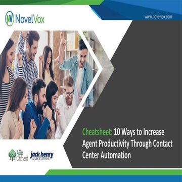 10 Ways to Increase Agent Productivity Through Contact Center Automation.pptx