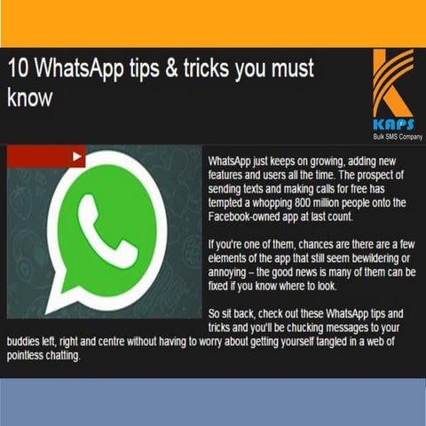 10 whats app tips & tricks you must know